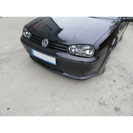 Накладка сплиттер на передний бампер на Volkswagen Golf IV